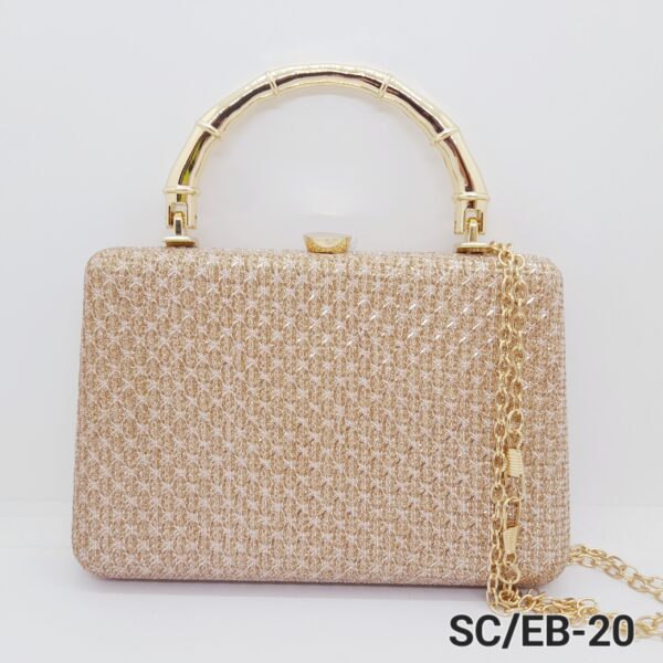 Sobre de Fiesta tipo Clutch Transparente de Acrilico / EB-20
