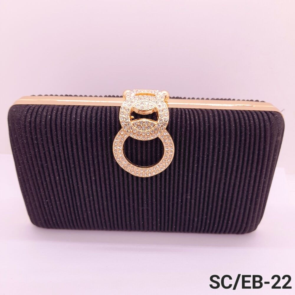Sobre de Fiesta tipo Clutch con detalles Strass / EB-22 - Image 3