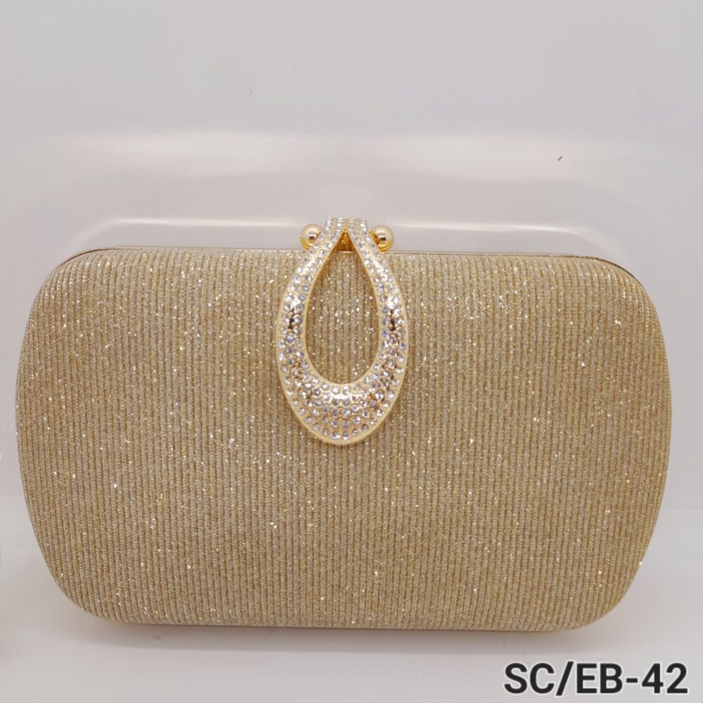 Clutch de Fiesta con Herraje de Strass / EB-42
