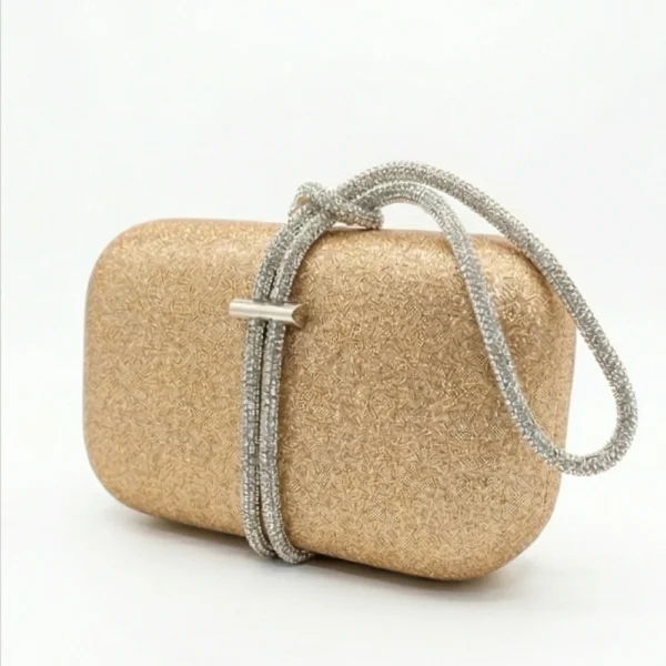 Clutch Glitter con tira de Strass / EB-40 - Imagen 2