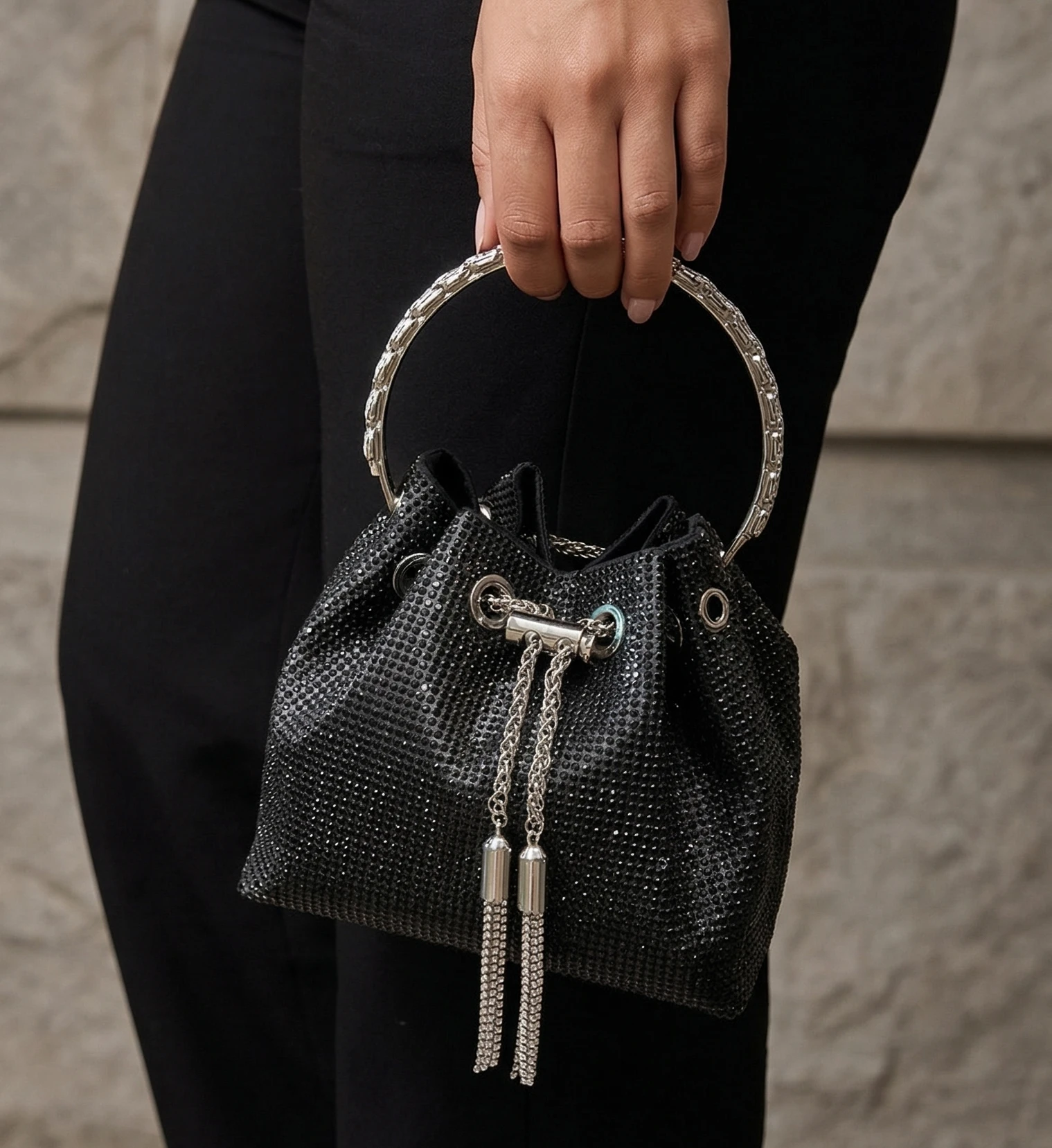 Bolso de Fiesta de Strass / EB-45 - Imagen 4