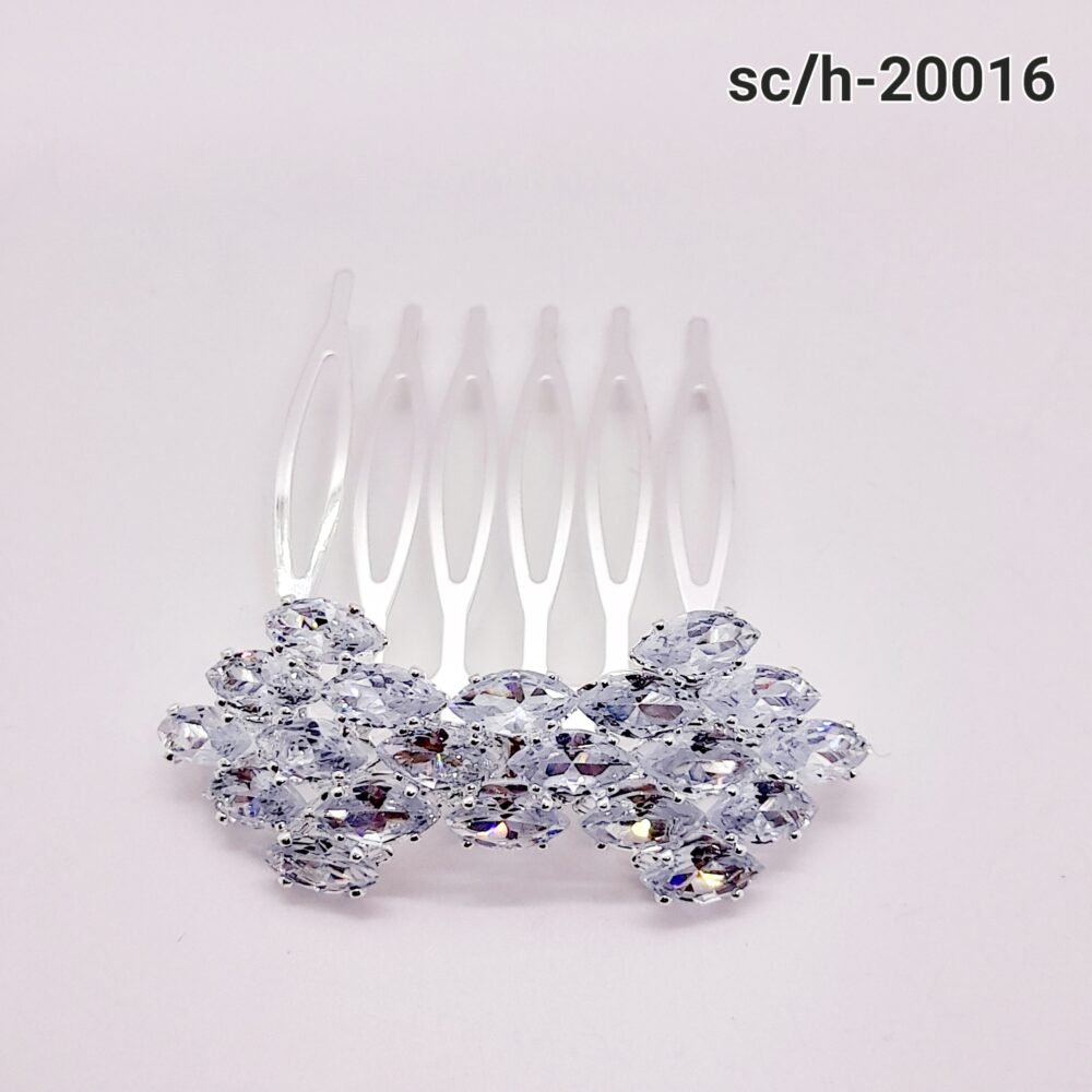 Peineta Tocado de Cubic Zirconia / H-016 - Image 2