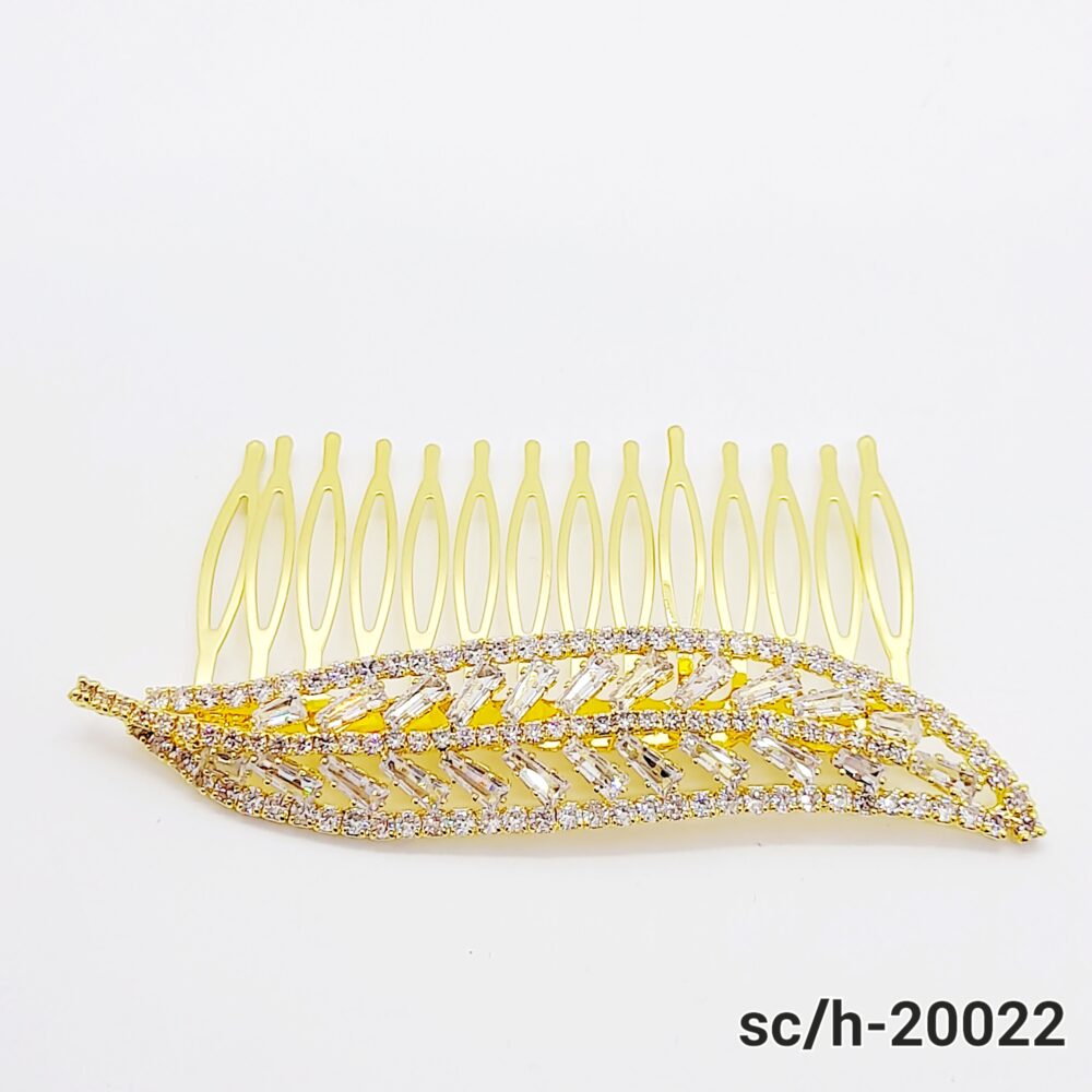 Peineta Tocado de Cubic Zirconia / H-022