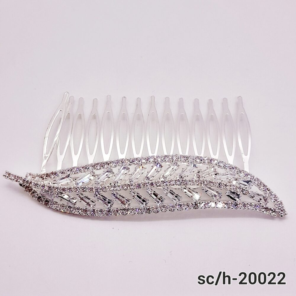 Peineta Tocado de Cubic Zirconia / H-022 - Image 2