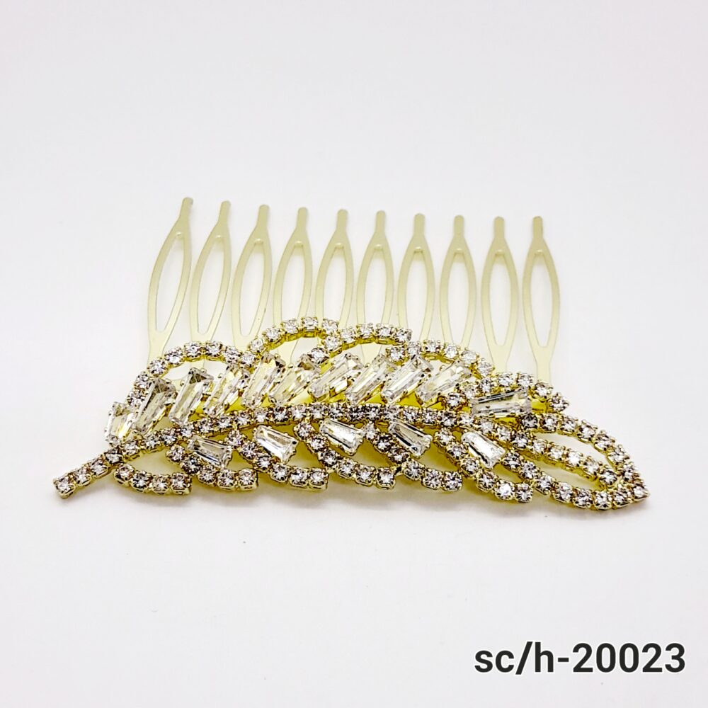 Peineta Tocado de Cubic Zirconia / H-023