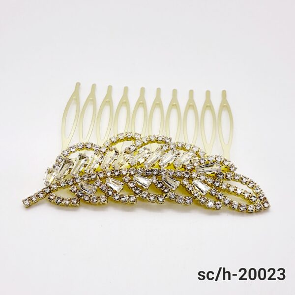 Peineta Tocado de Cubic Zirconia / H-023