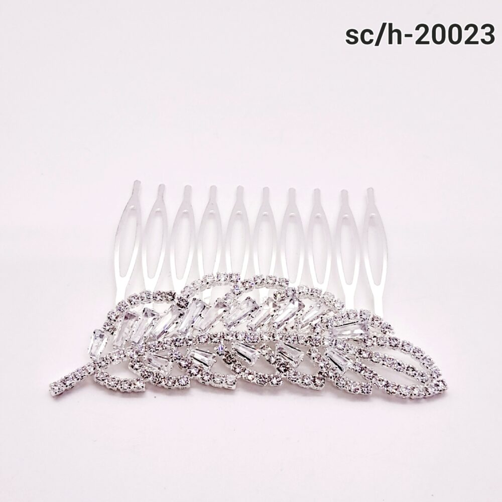 Peineta Tocado de Cubic Zirconia / H-023 - Image 2