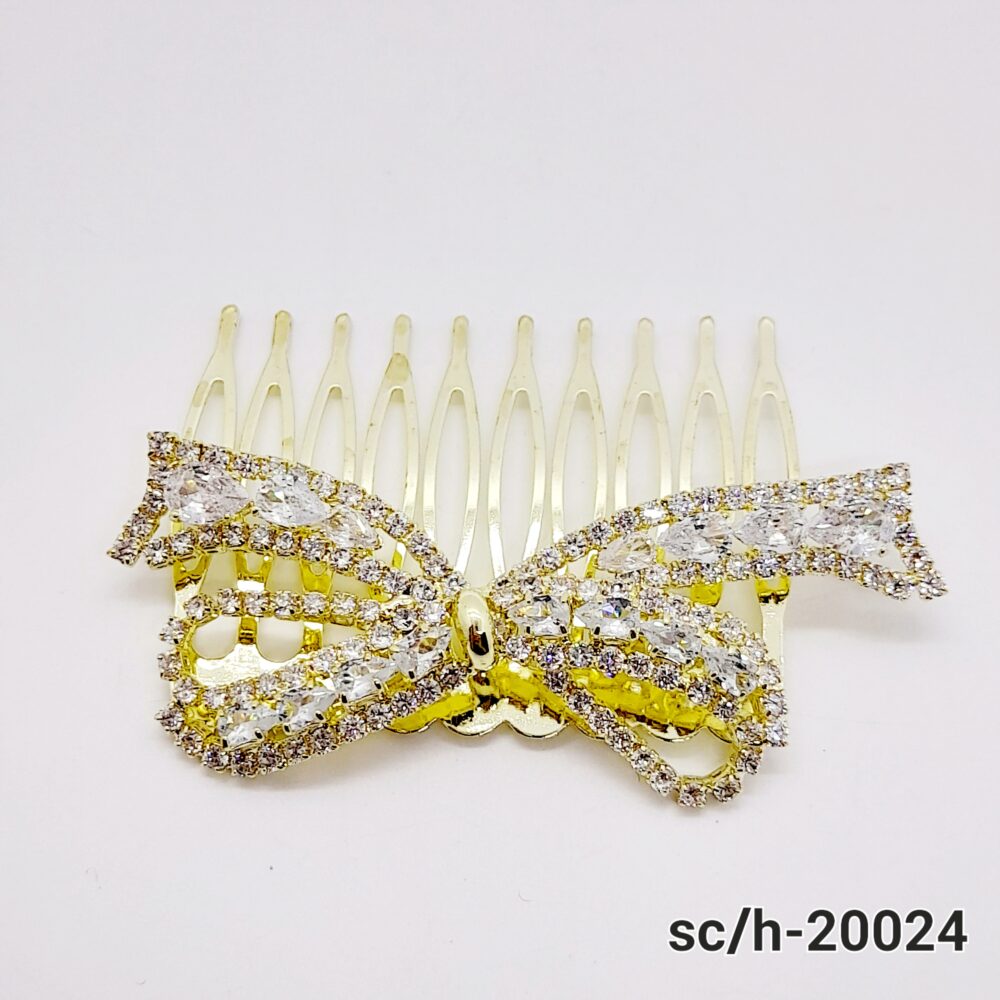Peineta Tocado de Cubic Zirconia / H-024 - Image 2