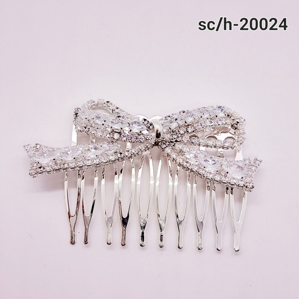 Peineta Tocado de Cubic Zirconia / H-024