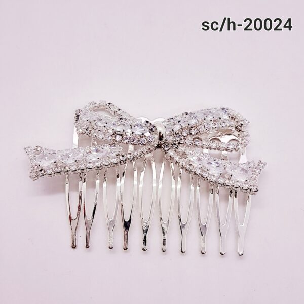 Peineta Tocado de Cubic Zirconia / H-024