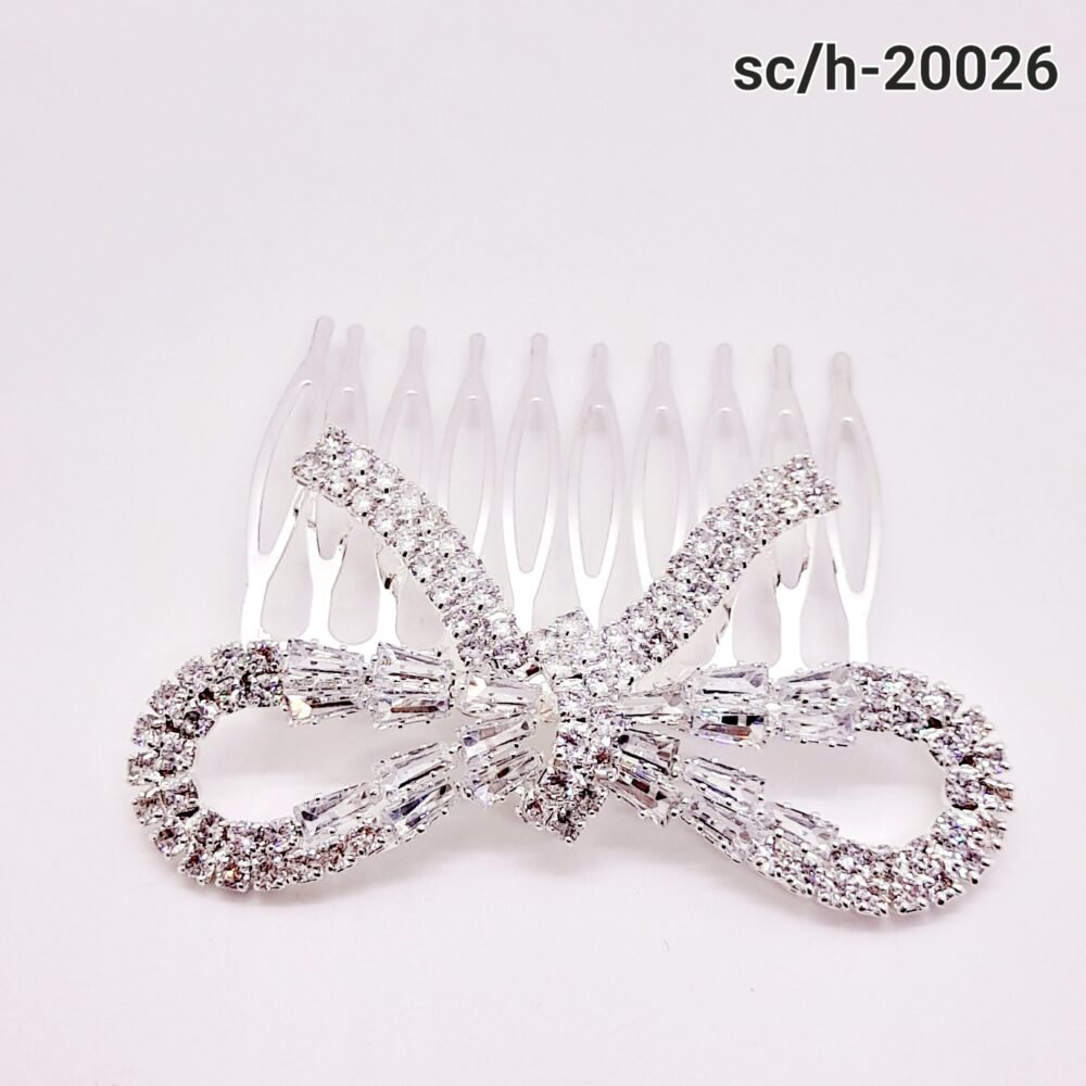 Peineta Tocado de Cubic Zirconia / H-026 - Image 2