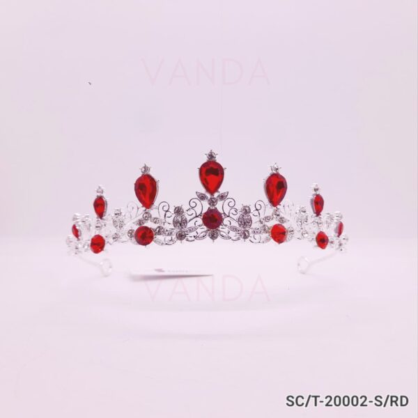 Tiara de Strass con Piedras de Colores/ T-002