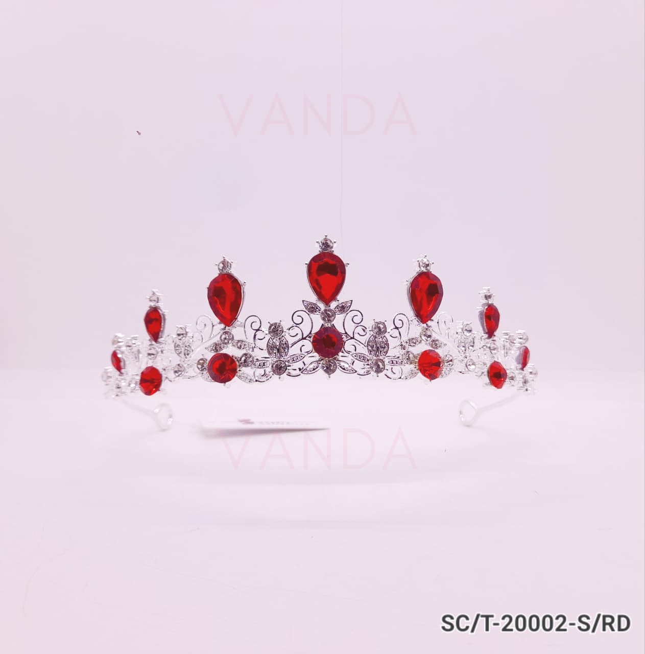 Tiara de Strass con Piedras de Colores/ T-002