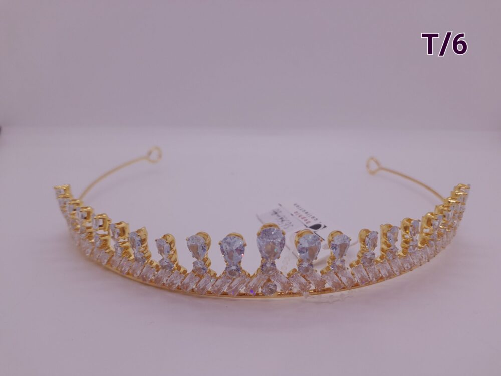 Tiara de Cubic Zirconia / T-006