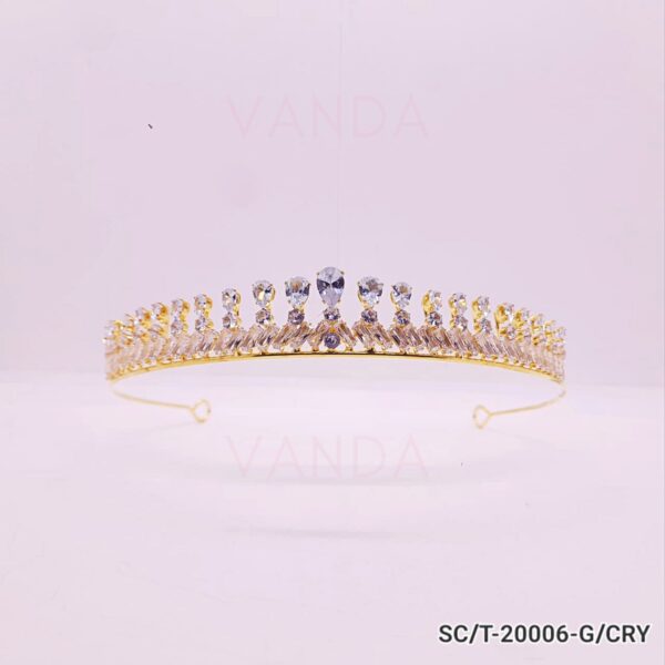 Tiara de Cubic Zirconia / T-006