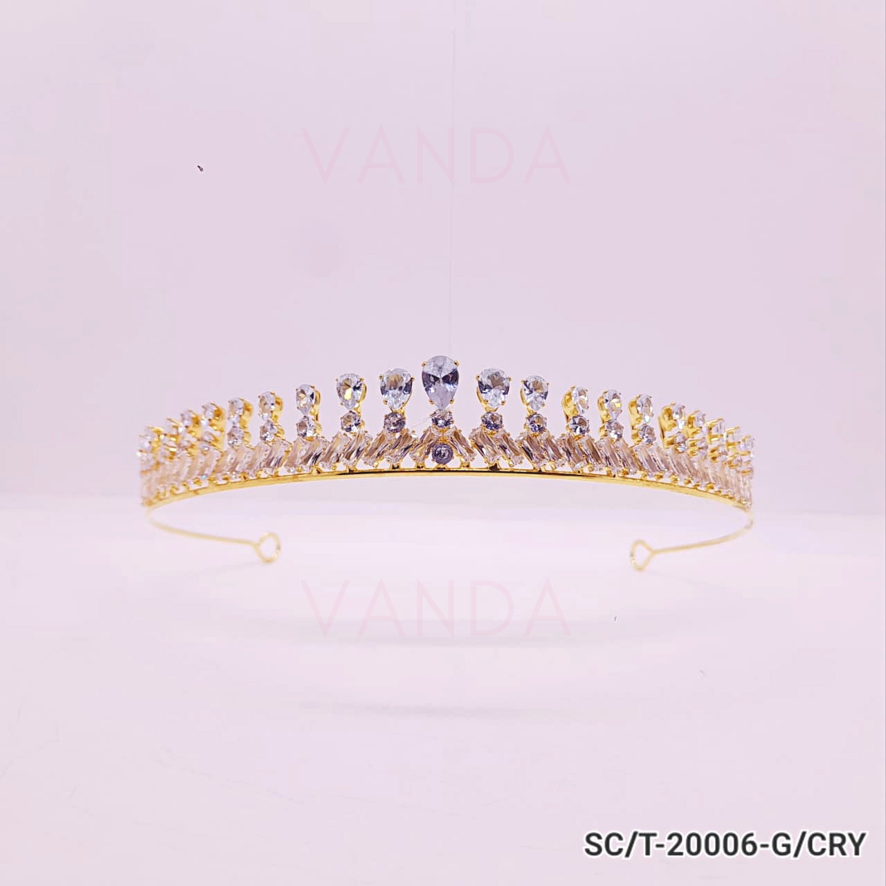 Tiara de Cubic Zirconia / T-006