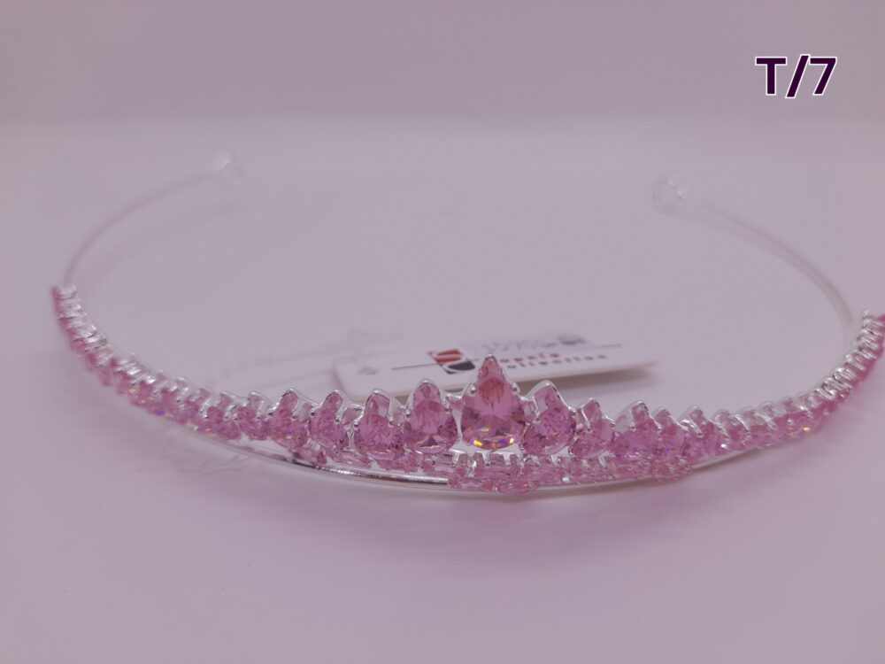 Tiara de Cubic Zirconia / T-007 - Image 2