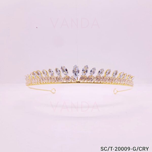 Tiara de Cubic Zirconia / T-009