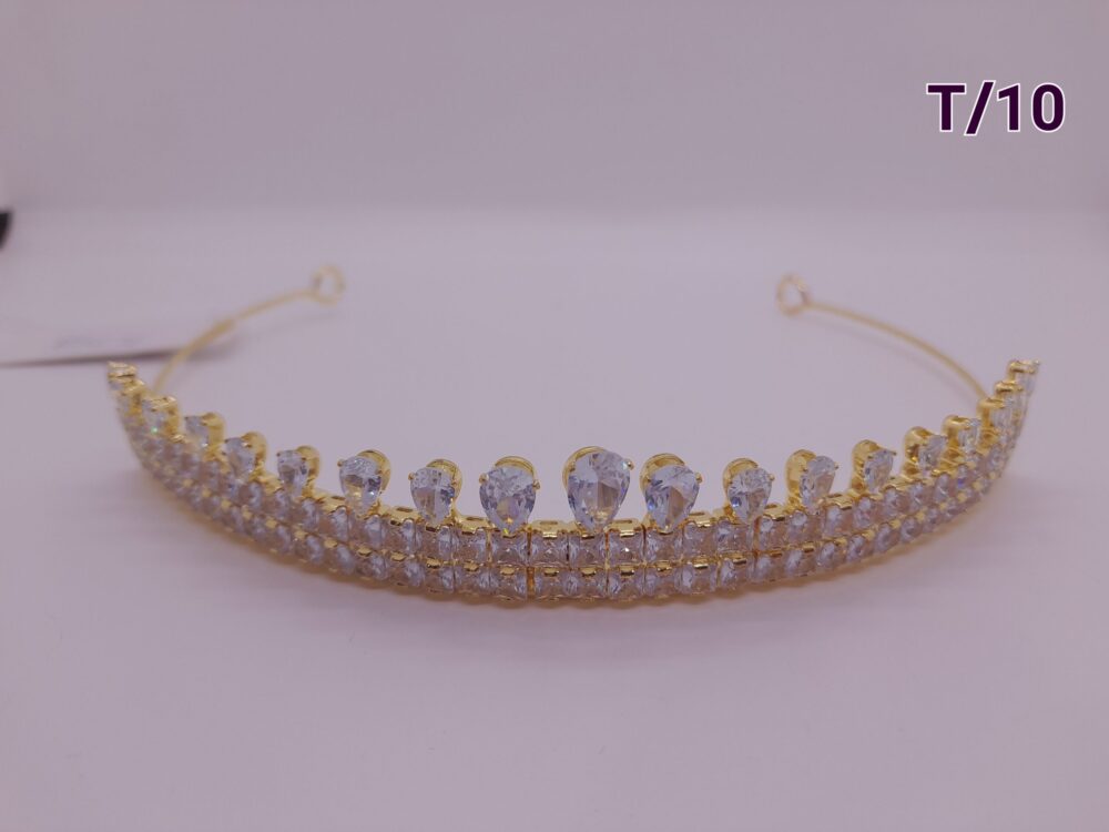 Tiara de Cubic Zirconia / T-010 - Image 2