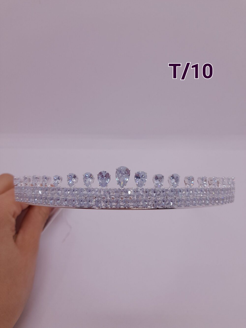 Tiara de Cubic Zirconia / T-010