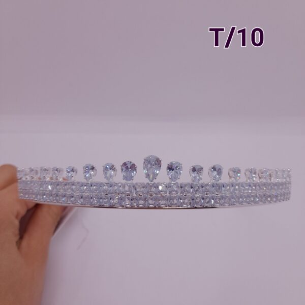 Tiara de Cubic Zirconia / T-010