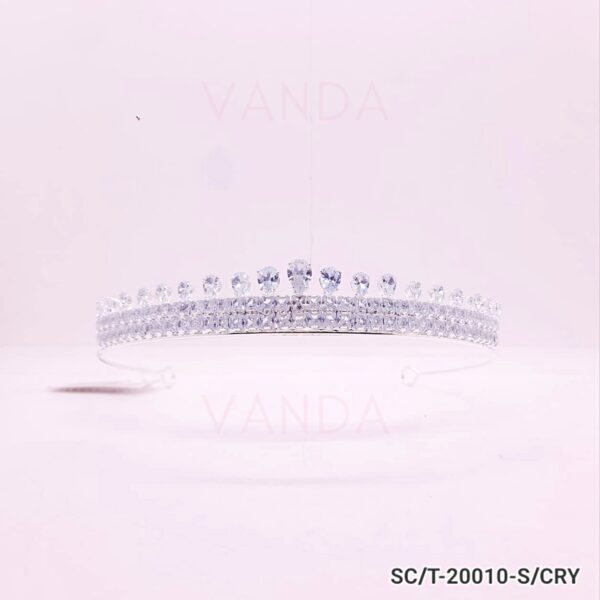 Tiara de Cubic Zirconia / T-010