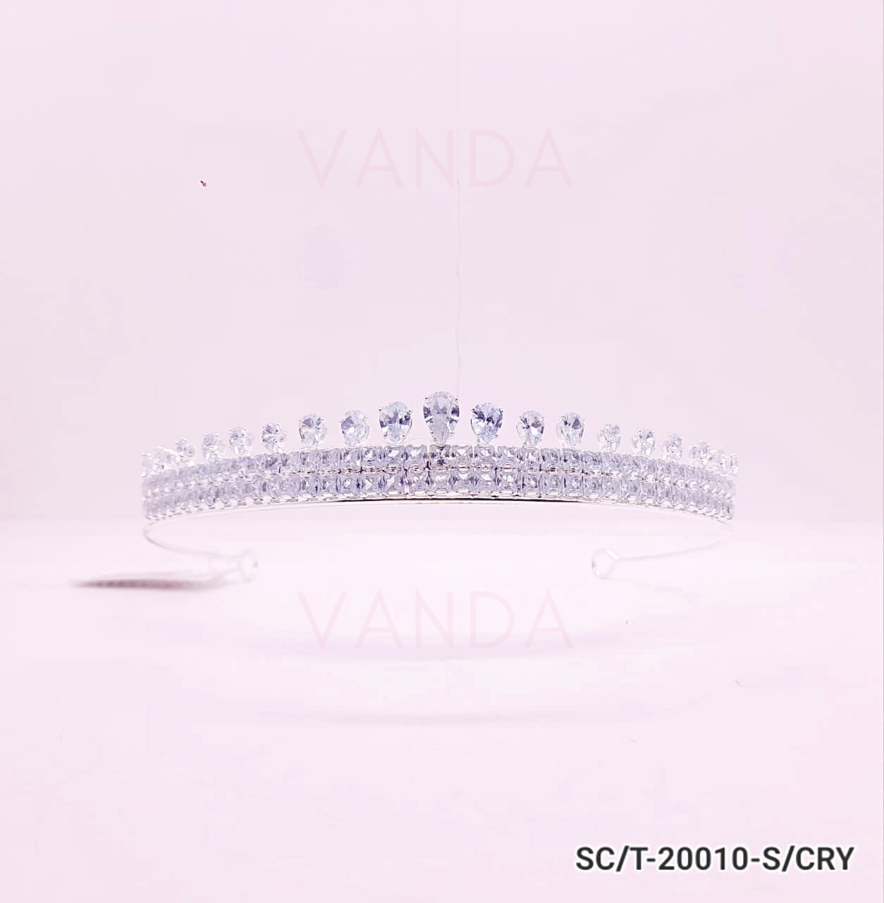 Tiara de Cubic Zirconia / T-010