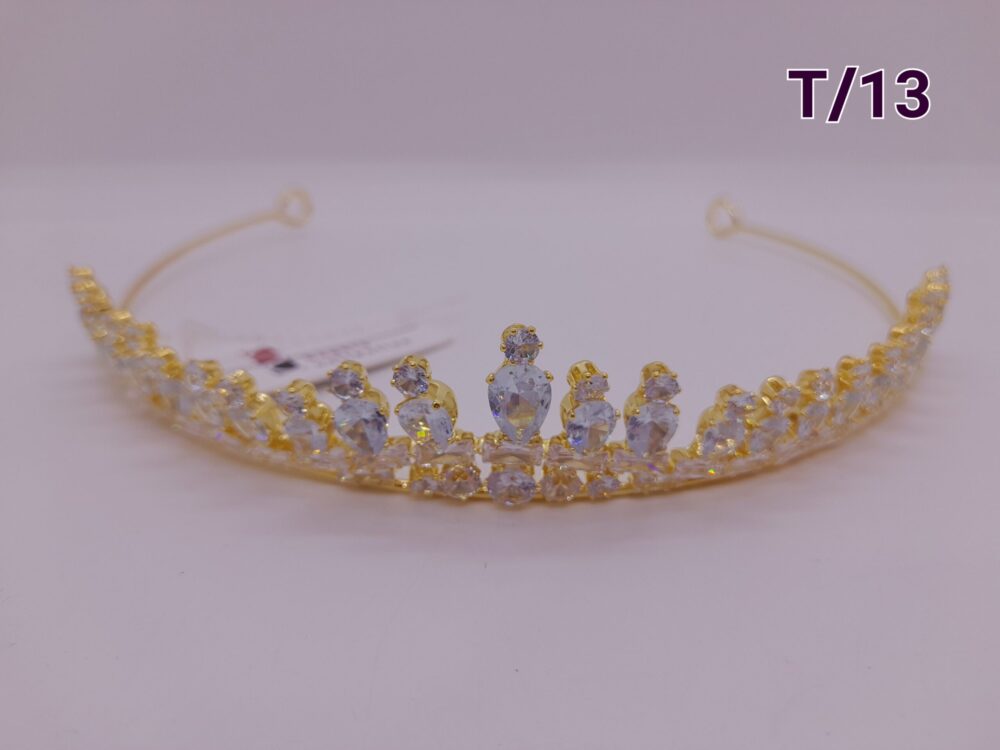 Tiara de Cubic Zirconia / T-013 - Image 2