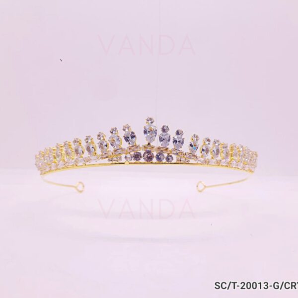 Tiara de Cubic Zirconia / T-013