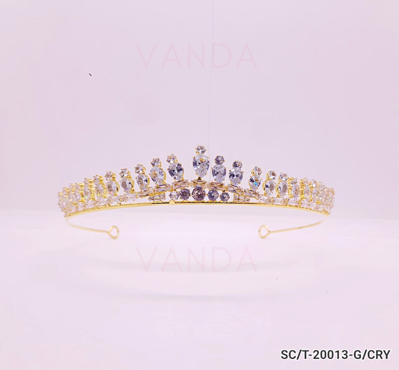 Tiara de Cubic Zirconia / T-013