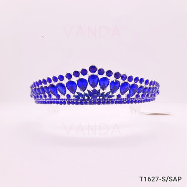 Tiara de Strass en Color / T-1627