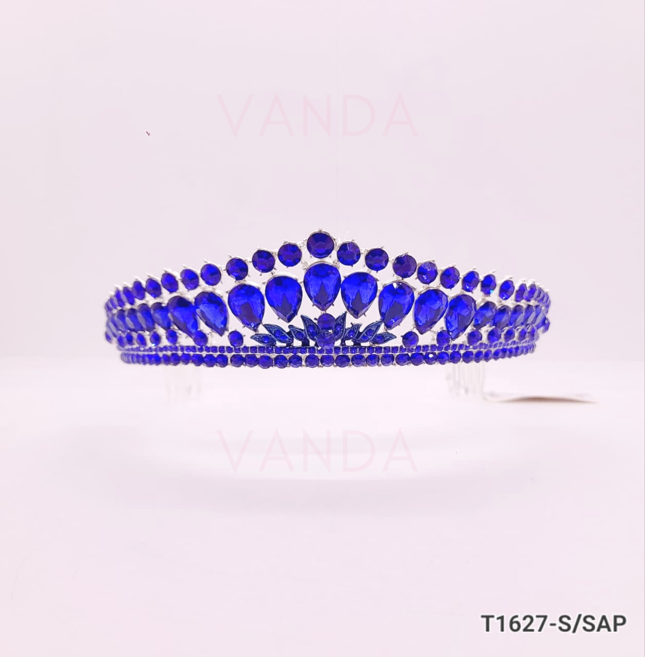 Tiara de Strass en Color / T-1627