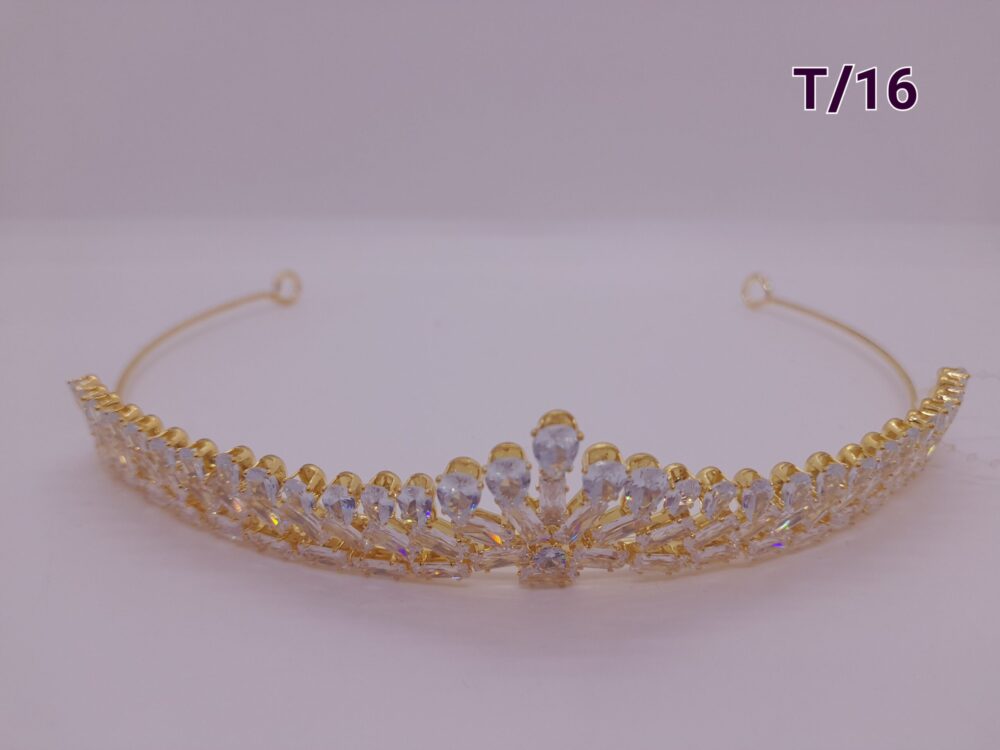 Tiara de Cubic Zirconia / T-016 - Image 2