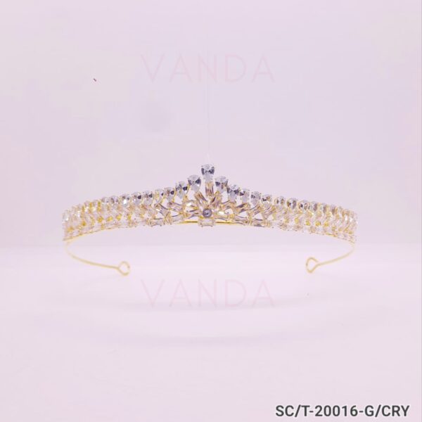 Tiara de Cubic Zirconia / T-016