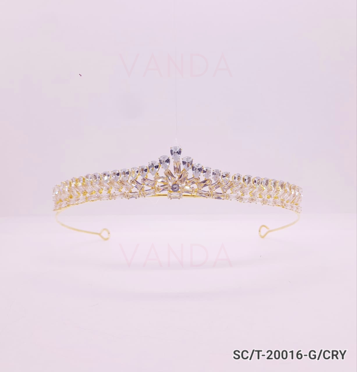 Tiara de Cubic Zirconia / T-016
