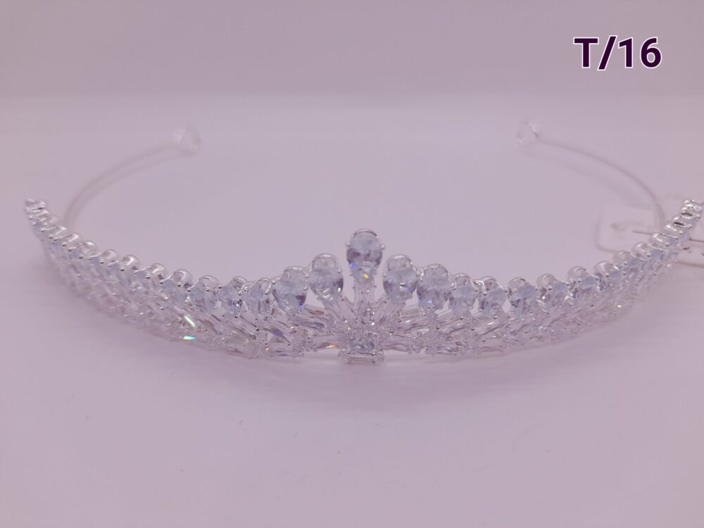 Tiara de Cubic Zirconia / T-016