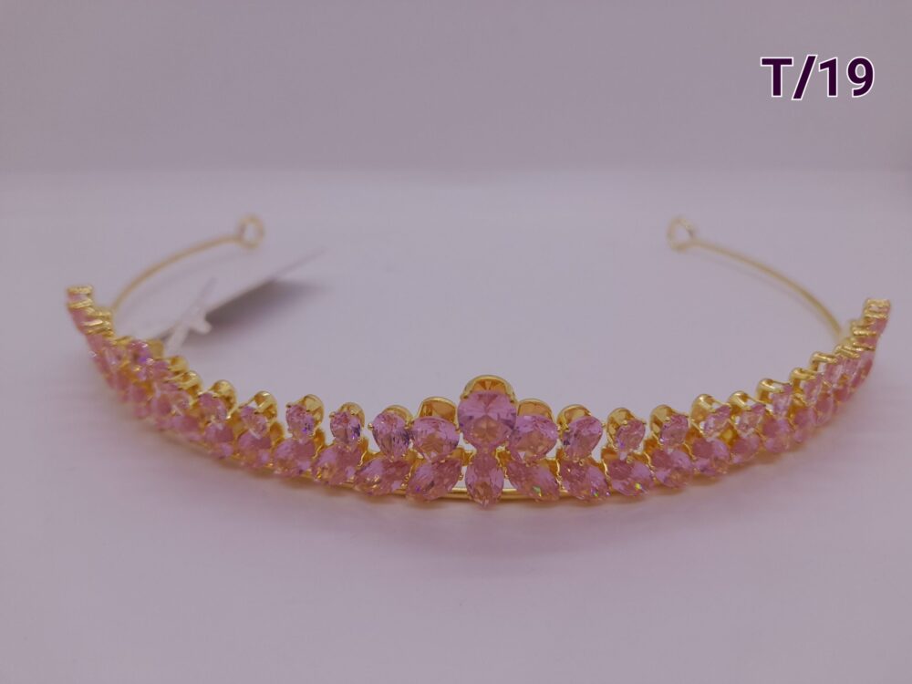 Tiara de Cubic Zirconia / T-019 - Image 2