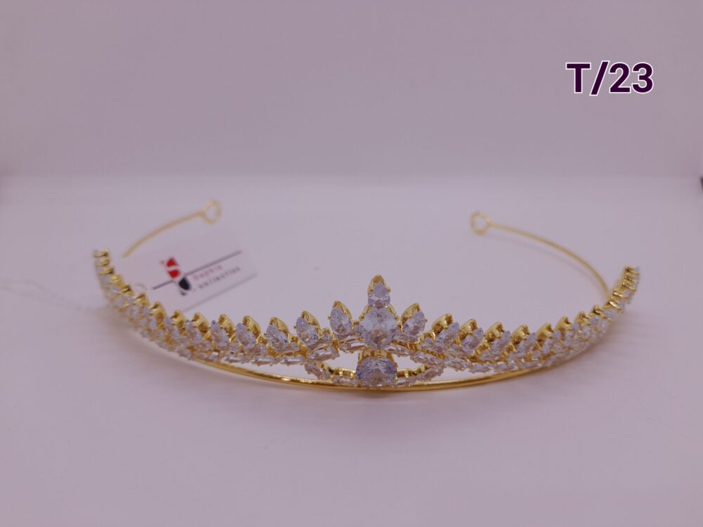 Tiara de Cubic Zirconia / T-023 - Image 2