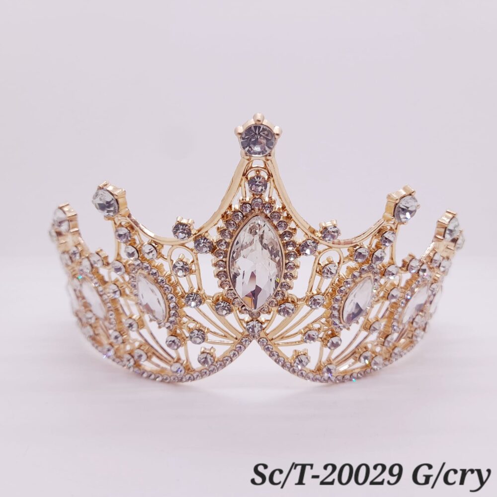 Tiara de Strass con Picos / T-029 - Image 9