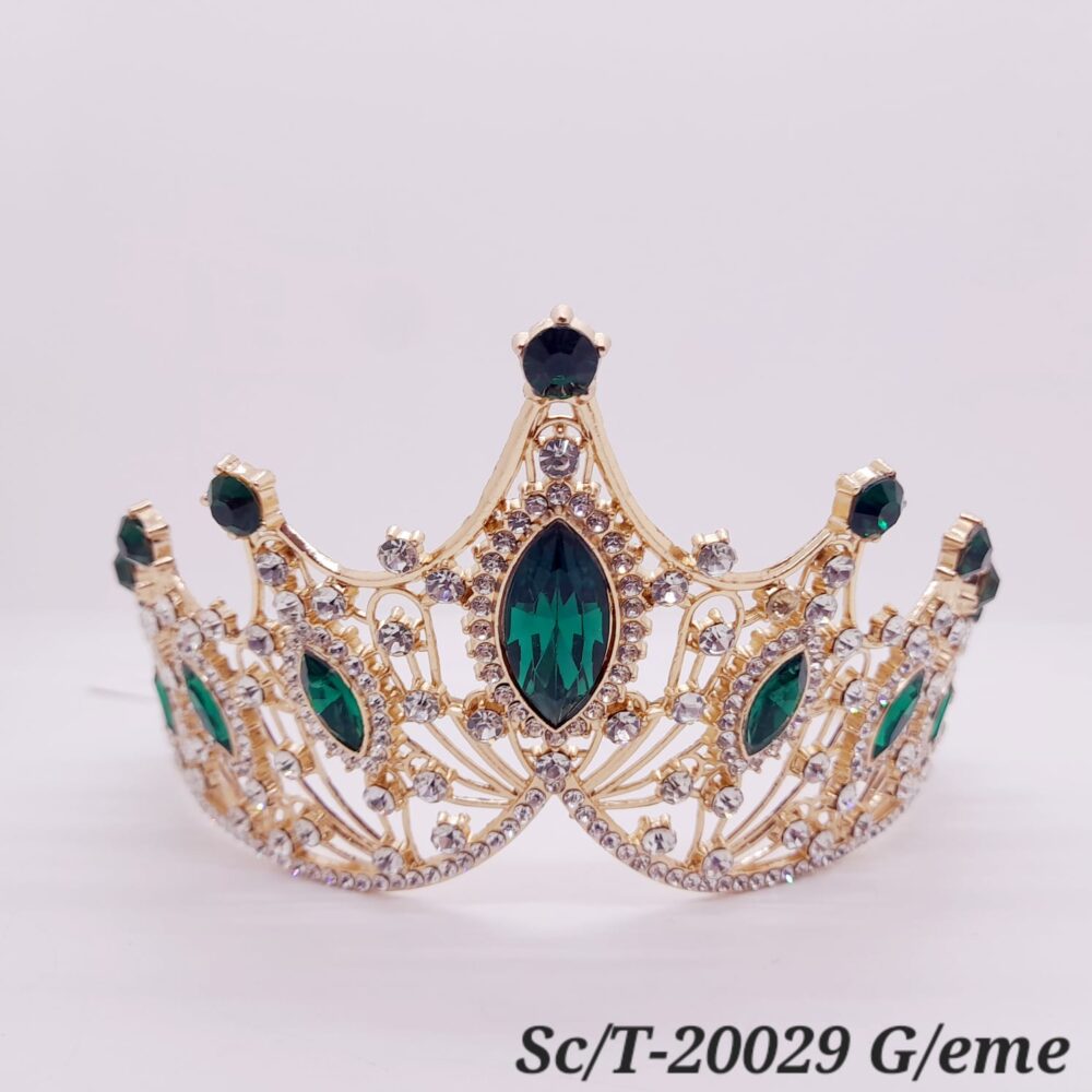 Tiara de Strass con Picos / T-029 - Image 7