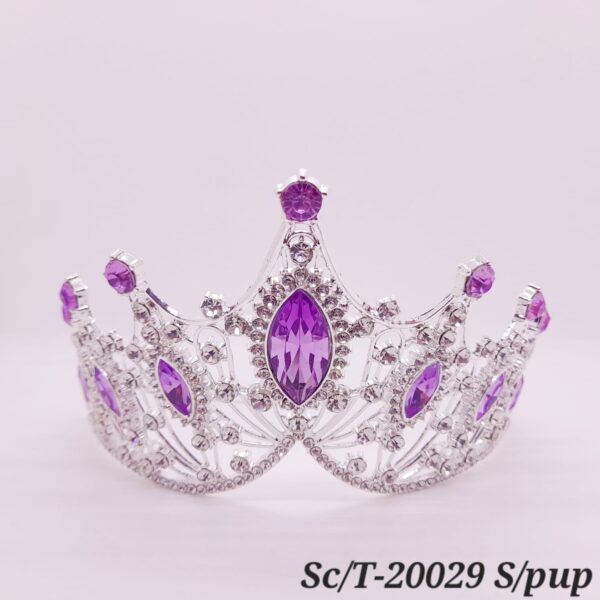 Tiara de Strass con Picos / T-029