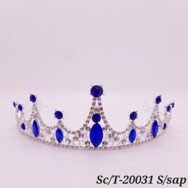 Tiara de Strass Picos / T-031