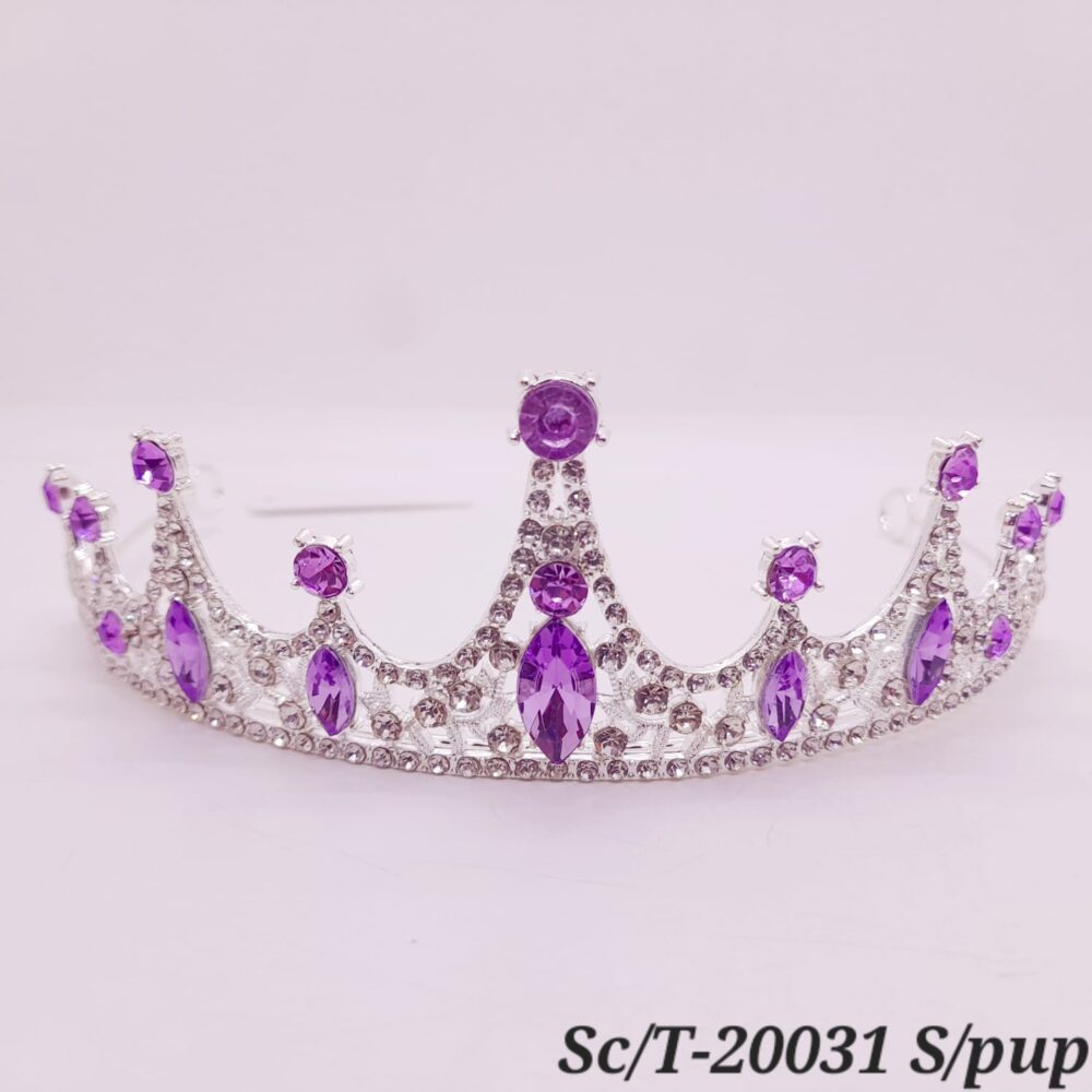 Tiara de Strass Picos / T-031 - Image 5