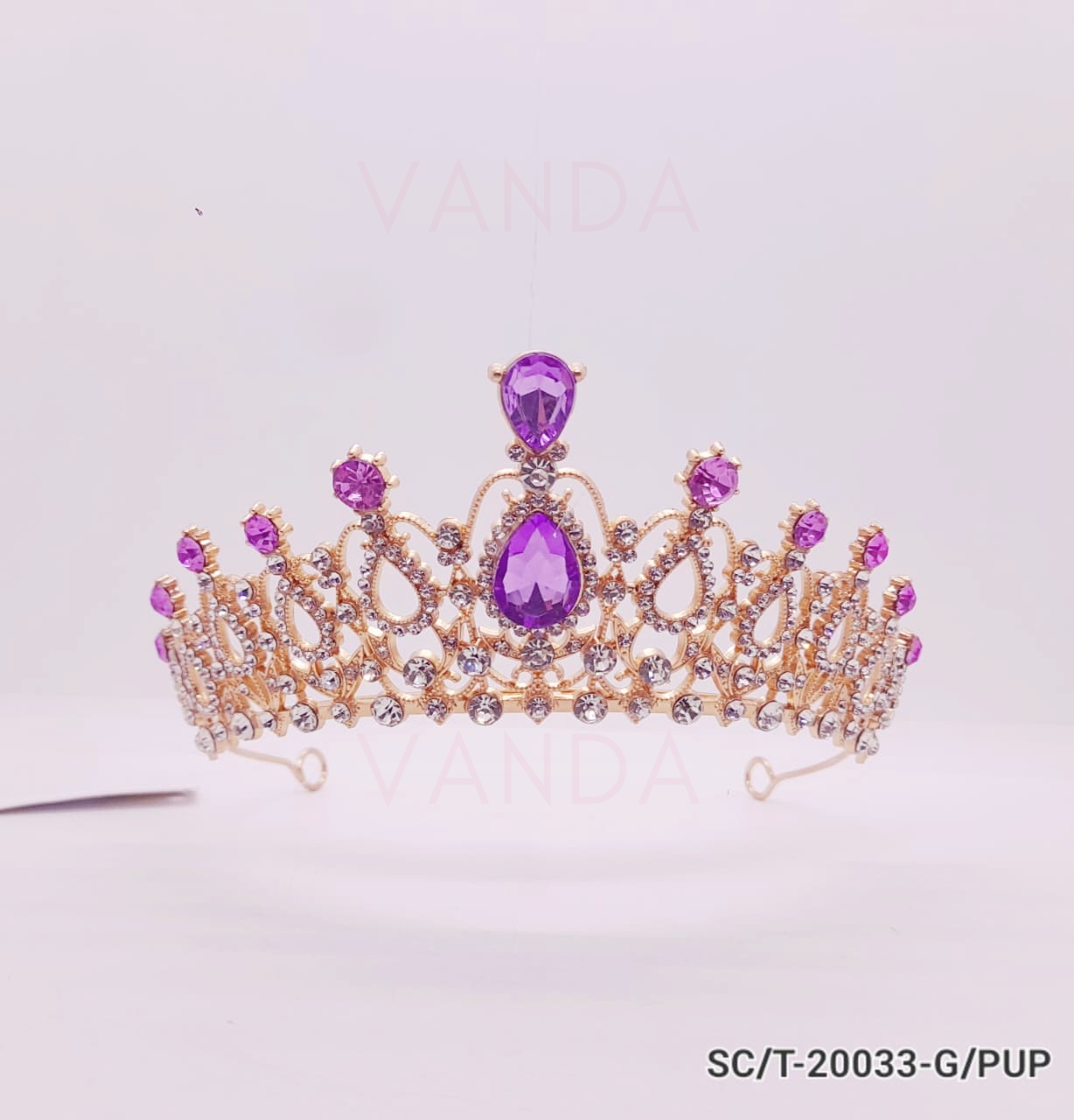 Tiara de Strass / T-033 - Image 3