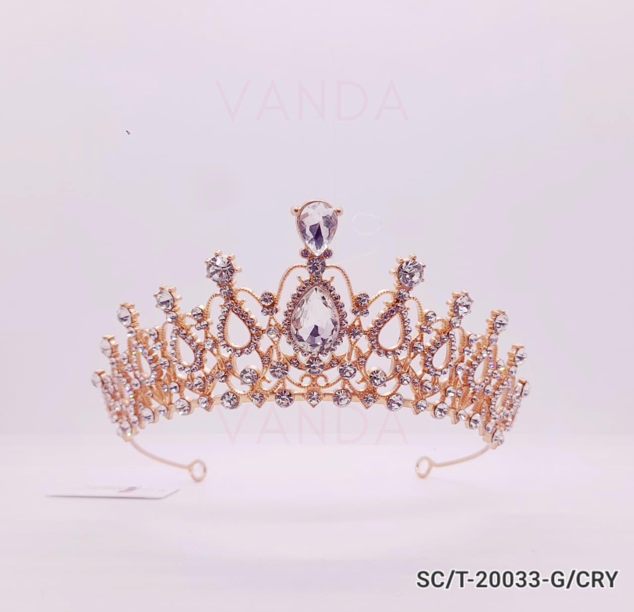 Tiara de Strass / T-033 - Image 5