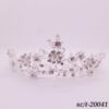 Tiara de Strass con Perlas / T-041