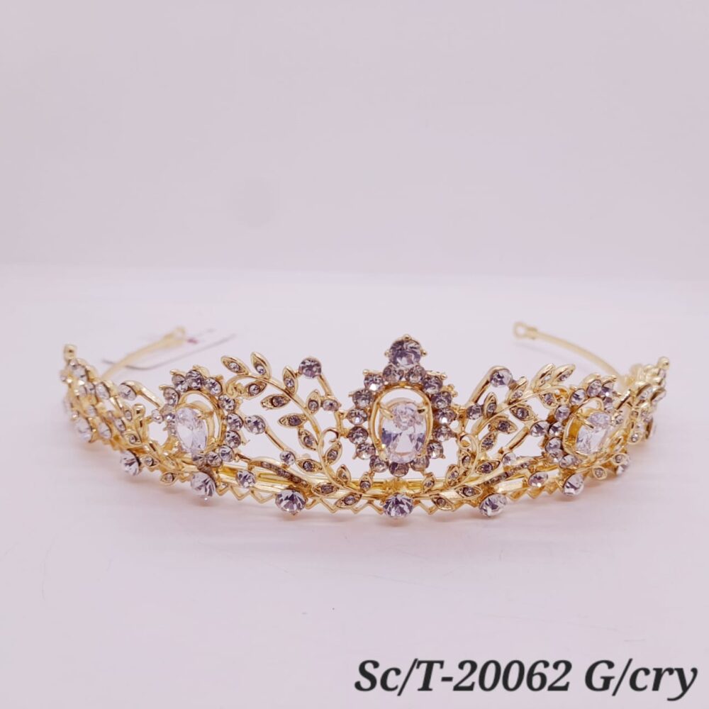 Tiara de Strass con Cristal / T-062 - Image 2