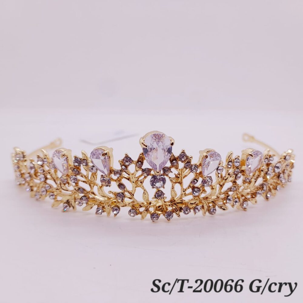 Tiara de Strass con Cristales / T-066 - Image 2