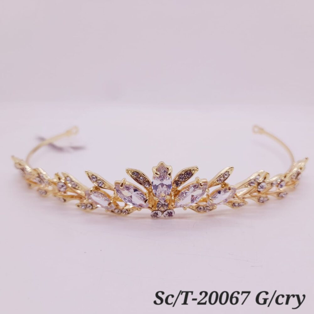 Tiara de Strass con Cristales / T-067 - Image 2