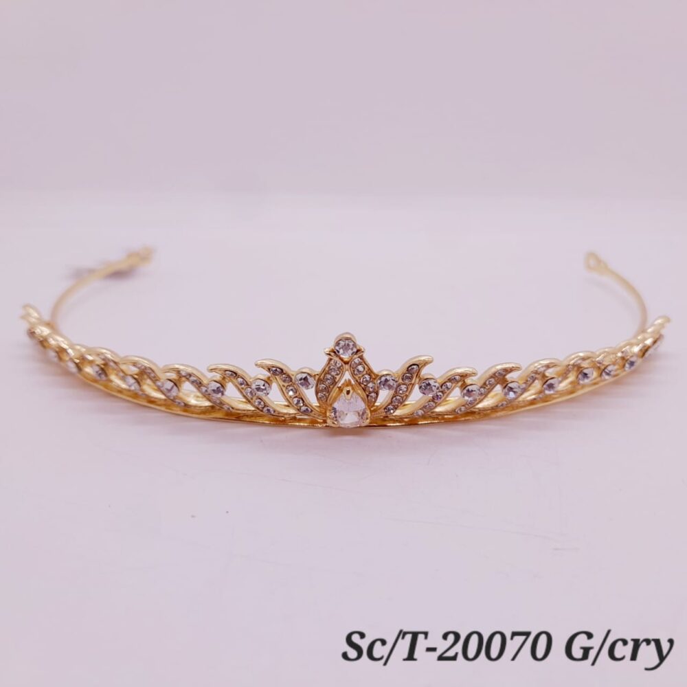 Tiara de Strass con Cristales / T-070 - Image 2